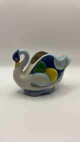 Vintage Ceramic Swan Planter - Image 2