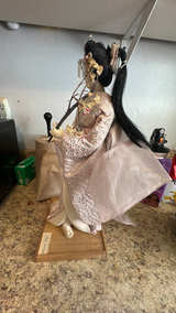 Vintage Japanese Geisha Doll Cherry Princess - Image 4