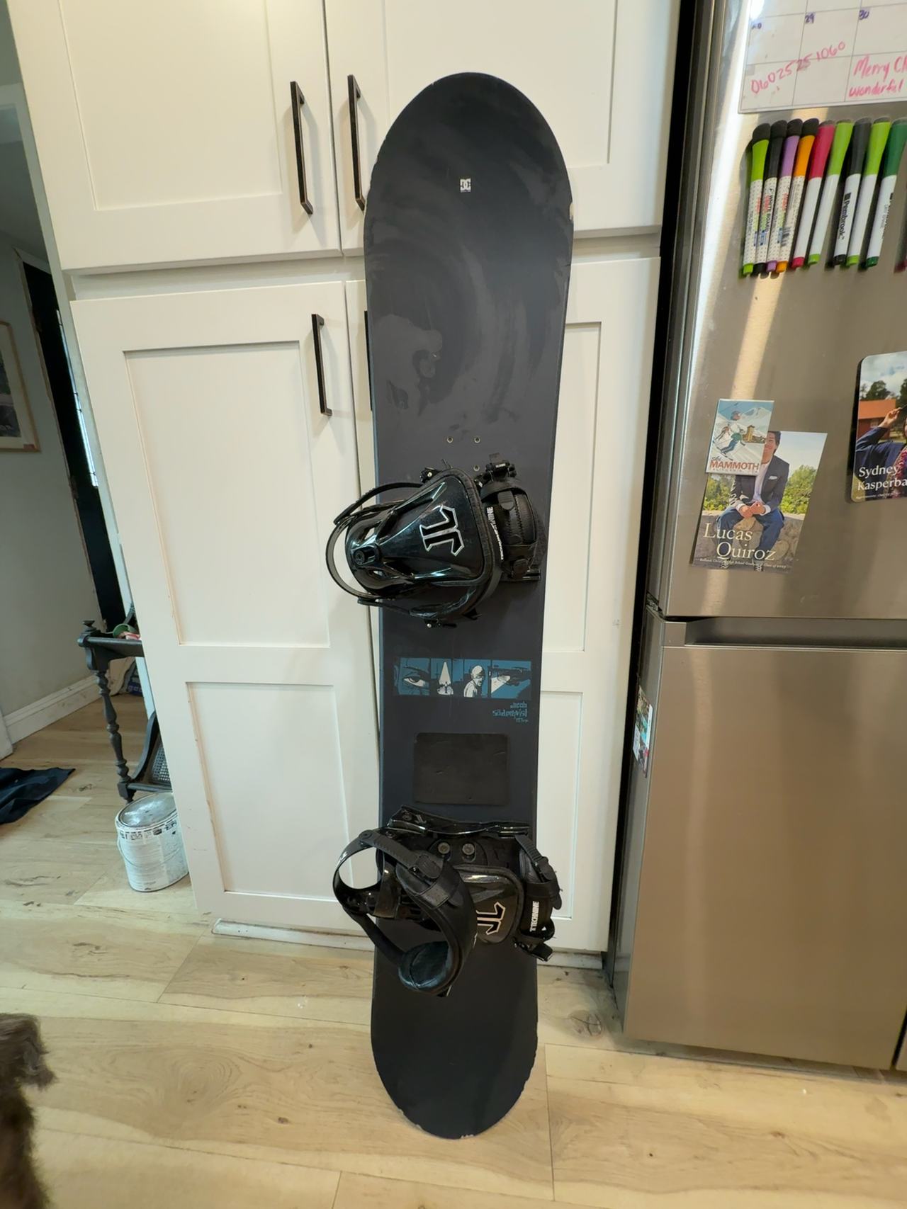 Evol Jacob Soderqvist Snowboard Black 157 cm with Technine Bindings