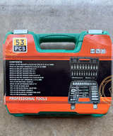 53-Piece 1/4-Inch Drive Socket and Bit Tool Set - Image 1