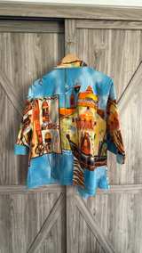 CJ Banks Venice Italy Print Jacket Size XL - Image 3