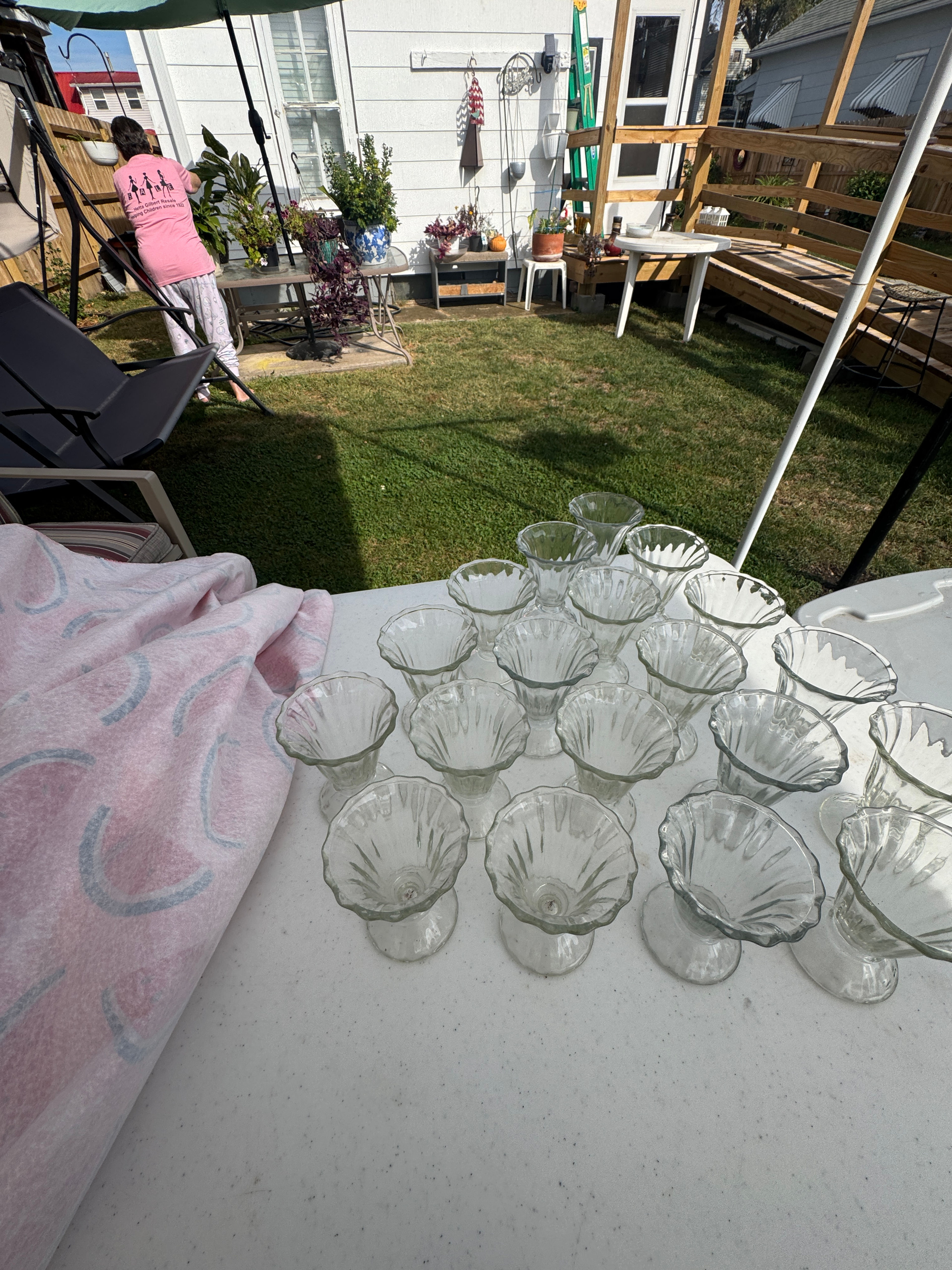 Glass Ice Cream Sundae Cups