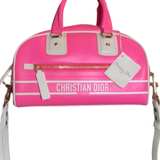 Christian Dior Small Hot Pink Dior Vibe Zip Bowling Bag - Image 5