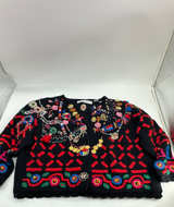 Michael Simon Vintage Beaded Embroidered Cardigan Sweater - Image 1