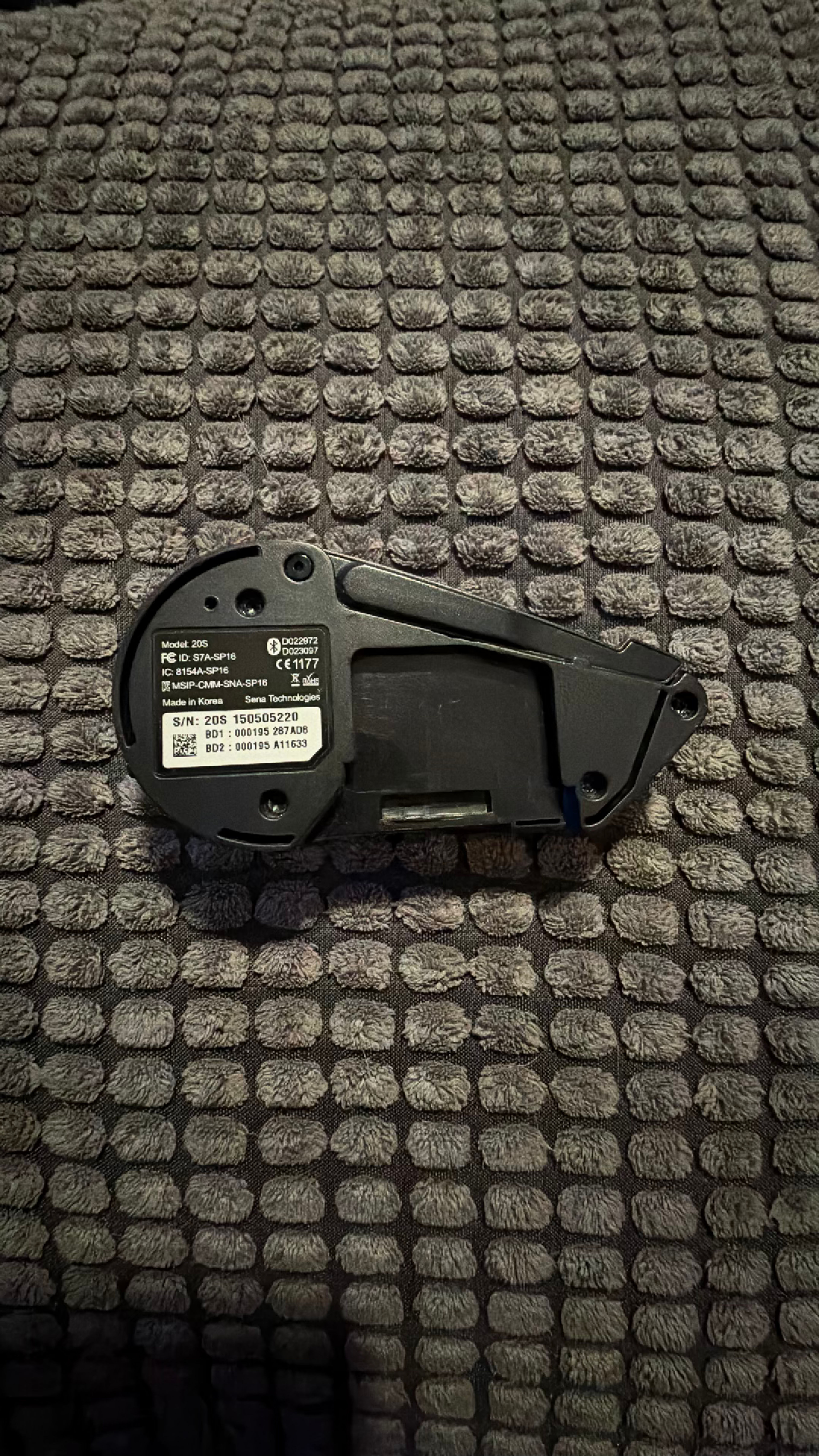 Sena 20S Motorcycle Bluetooth Communication System - Image 2