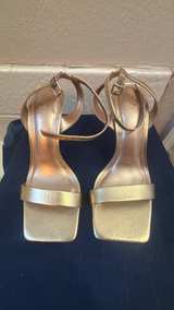 Vince Camuto Gold Metallic Slingback Heels - Image 2