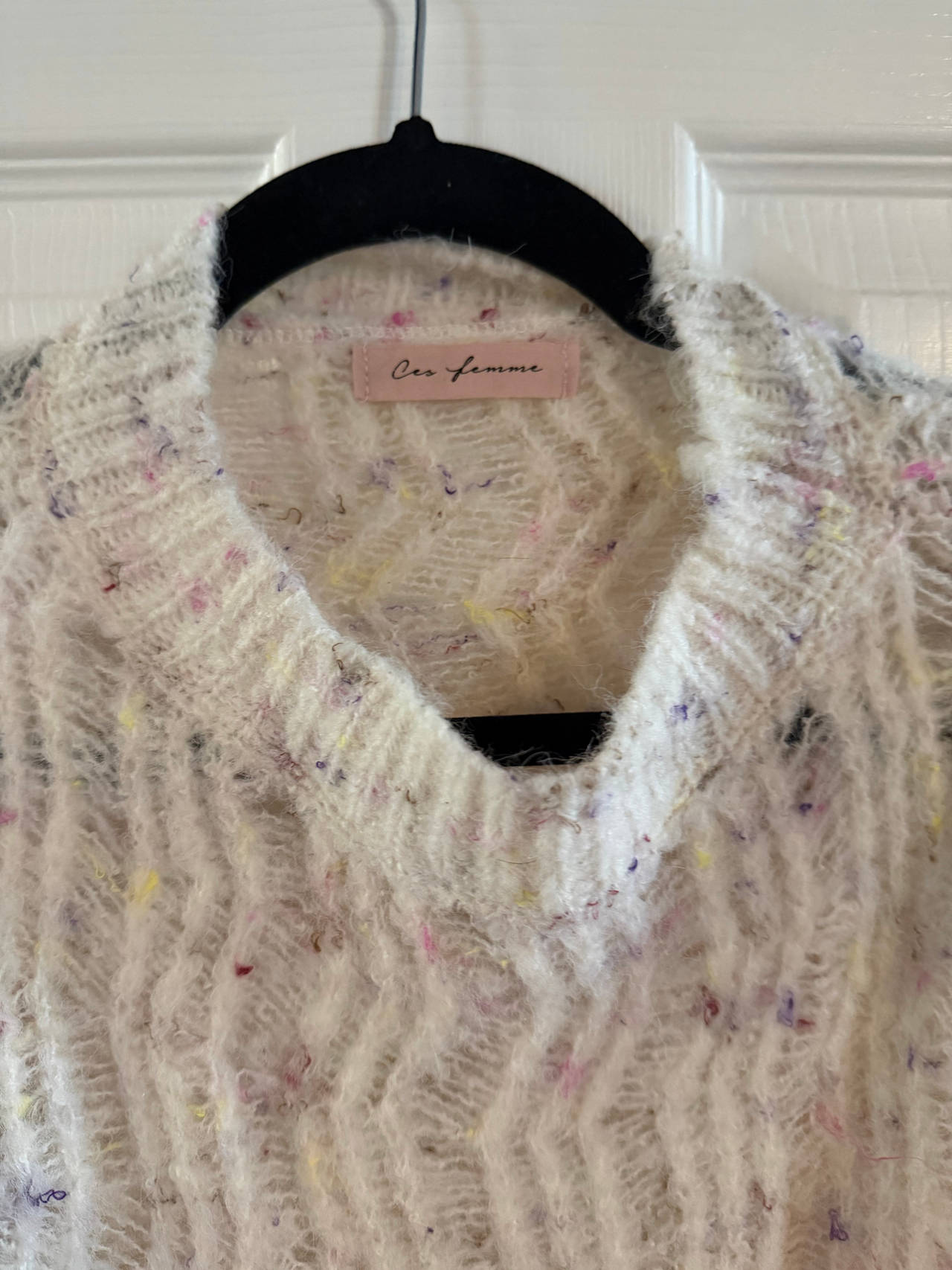 Ces Femme Confetti Knit Sweater