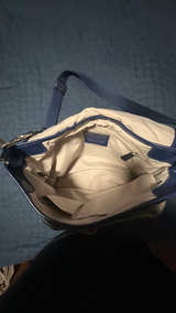 Coach Kyra Signature Royal Blue Jacquard Messenger Bag - Image 2