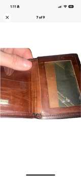Rolf’s Cowhide Vintage Brown Leather Wallet - Image 4