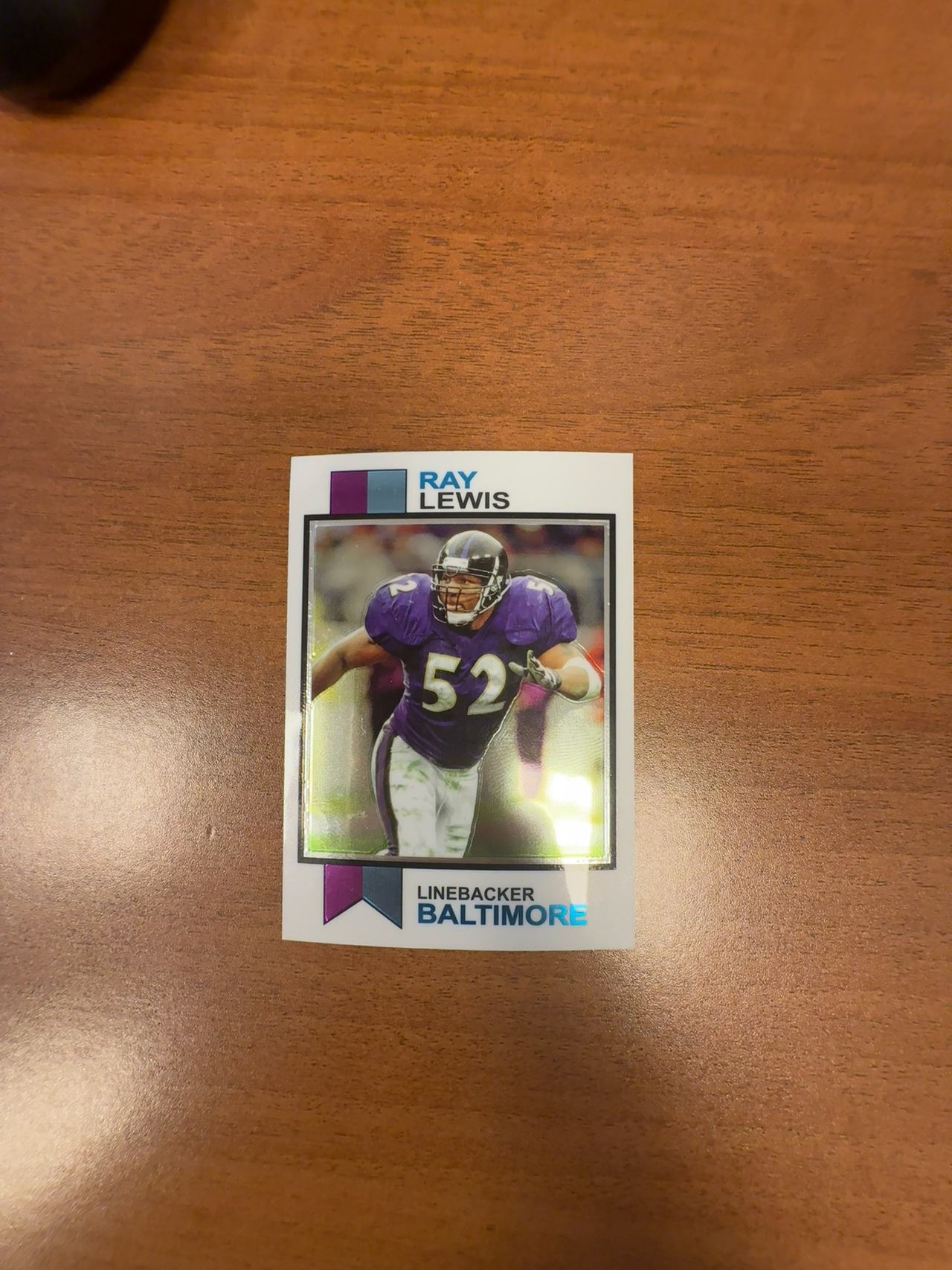 Topps 1973 Ray Lewis Football Card