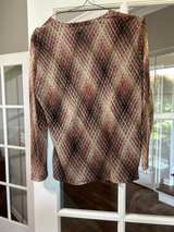 Anne Klein Long Sleeve V-Neck Blouse - Image 2