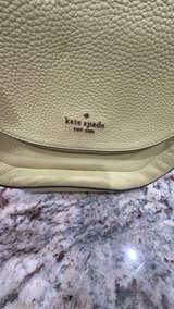 Kate Spade Leila Medium Flap Shoulder Bag Lime Yellow - Image 3