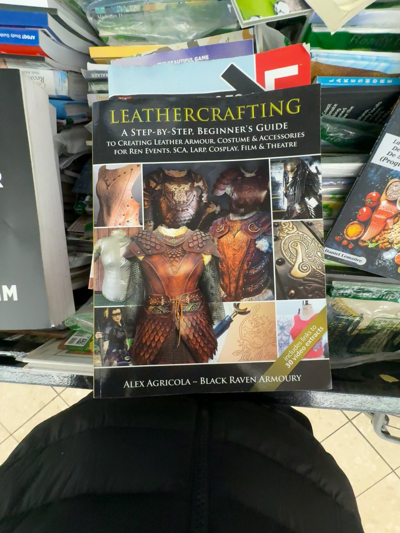 Michaels Leather Bookmark Brown