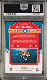 2021 Panini Rookies & Stars Trevor Lawrence Airborne Red Scope #AB16 PSA 10 - Image 2