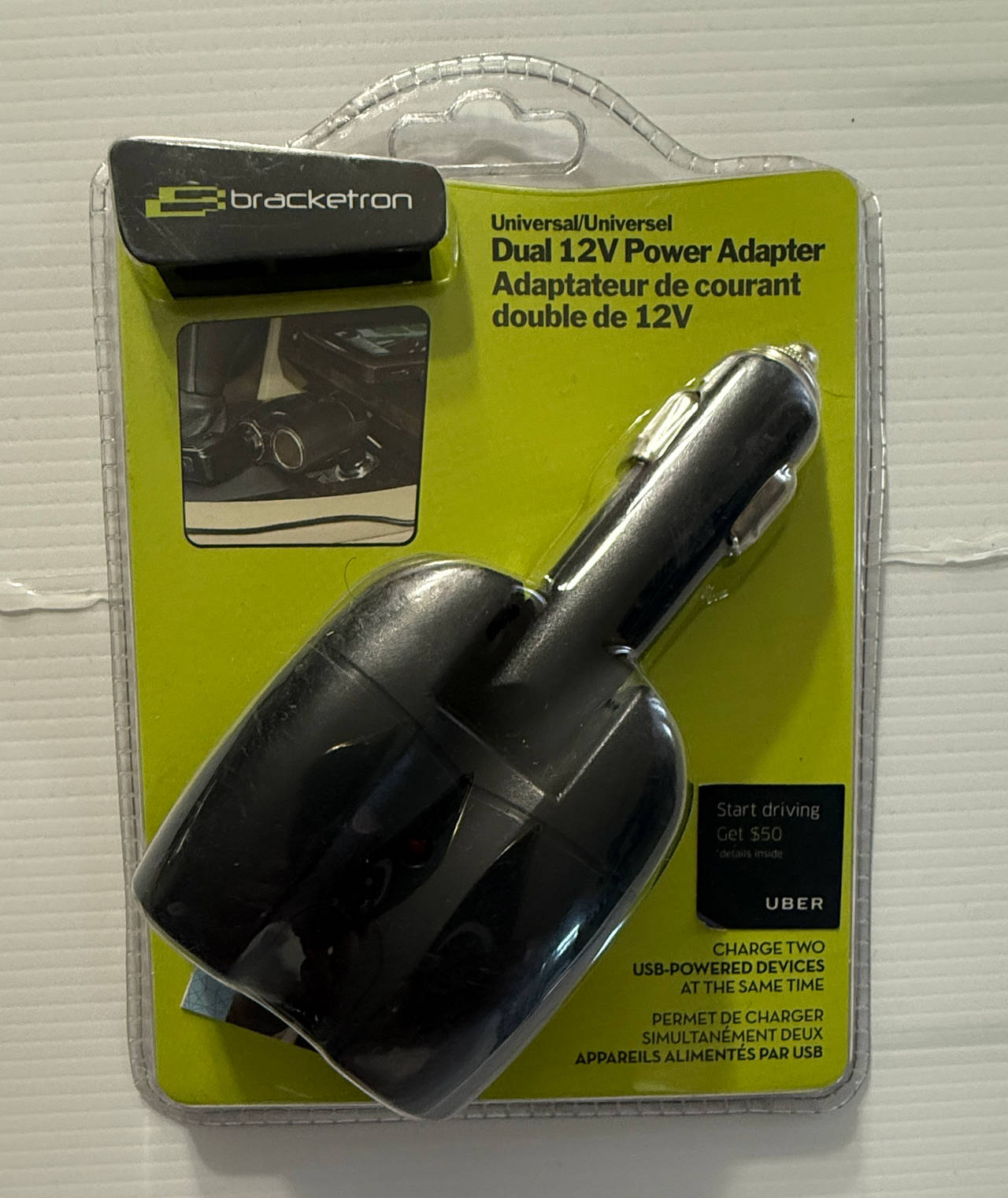 Bracketron Universal Dual 12V Power Adapter