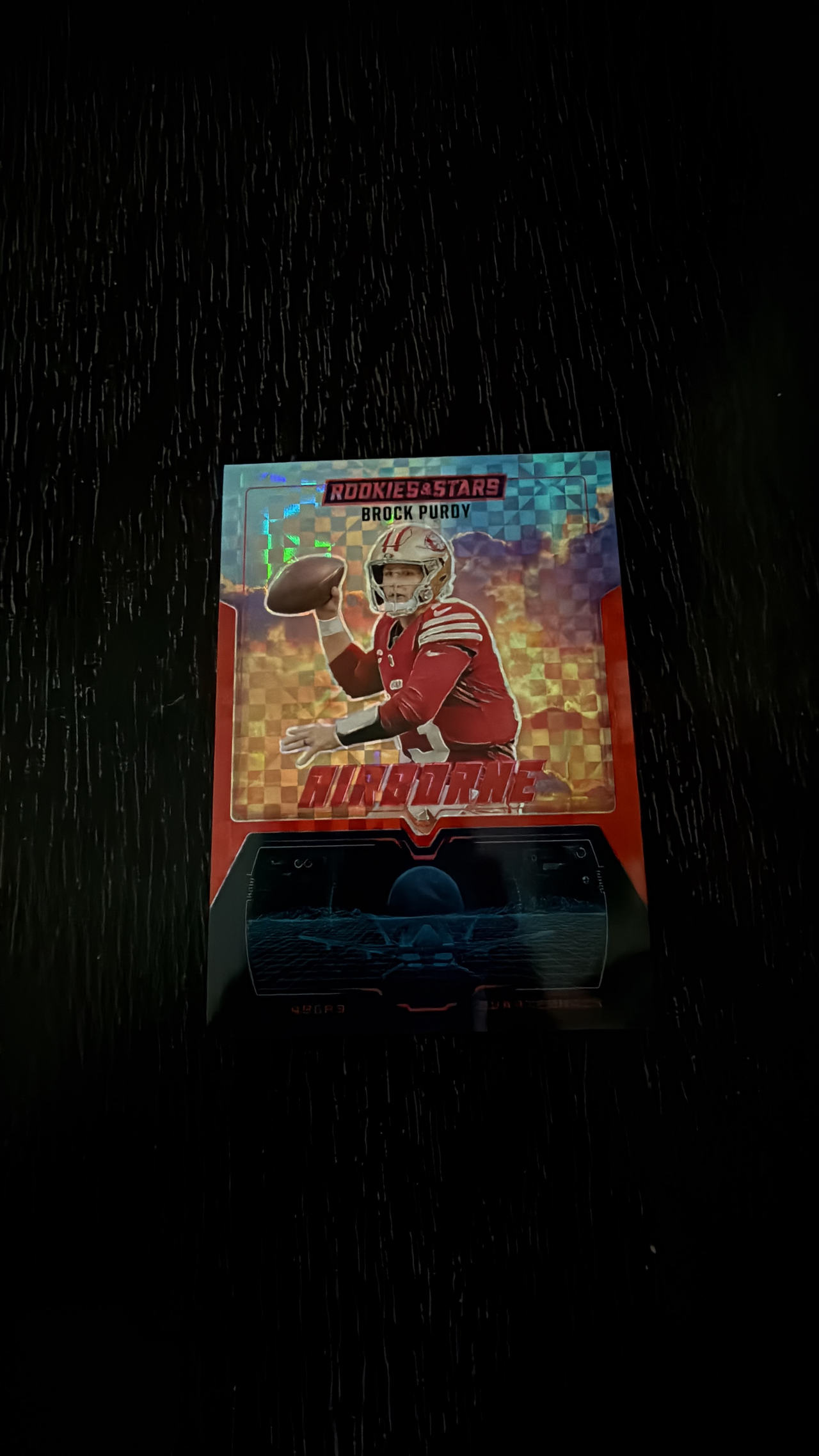 2022 Panini Rookies & Stars Airborne Brock Purdy Rookie Card