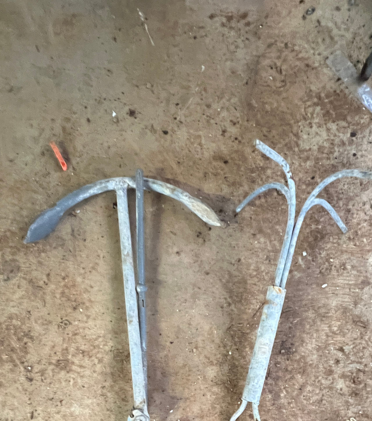 Galvanized Sand and Grapnel Boat Anchors