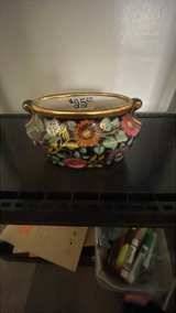 Helen BH Belgium Hand Painted Floral Ceramic Bowl - Image 2