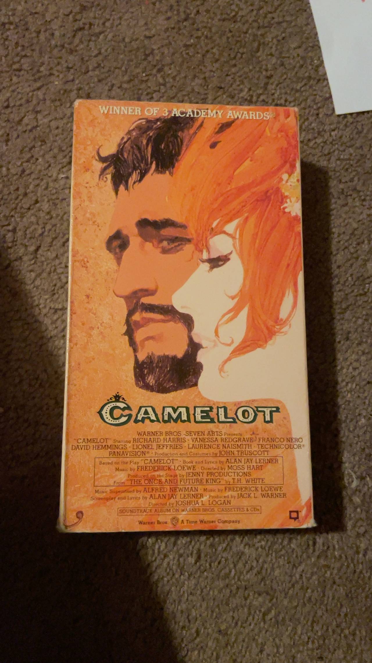 Warner Bros. Camelot VHS 2-Tape Set