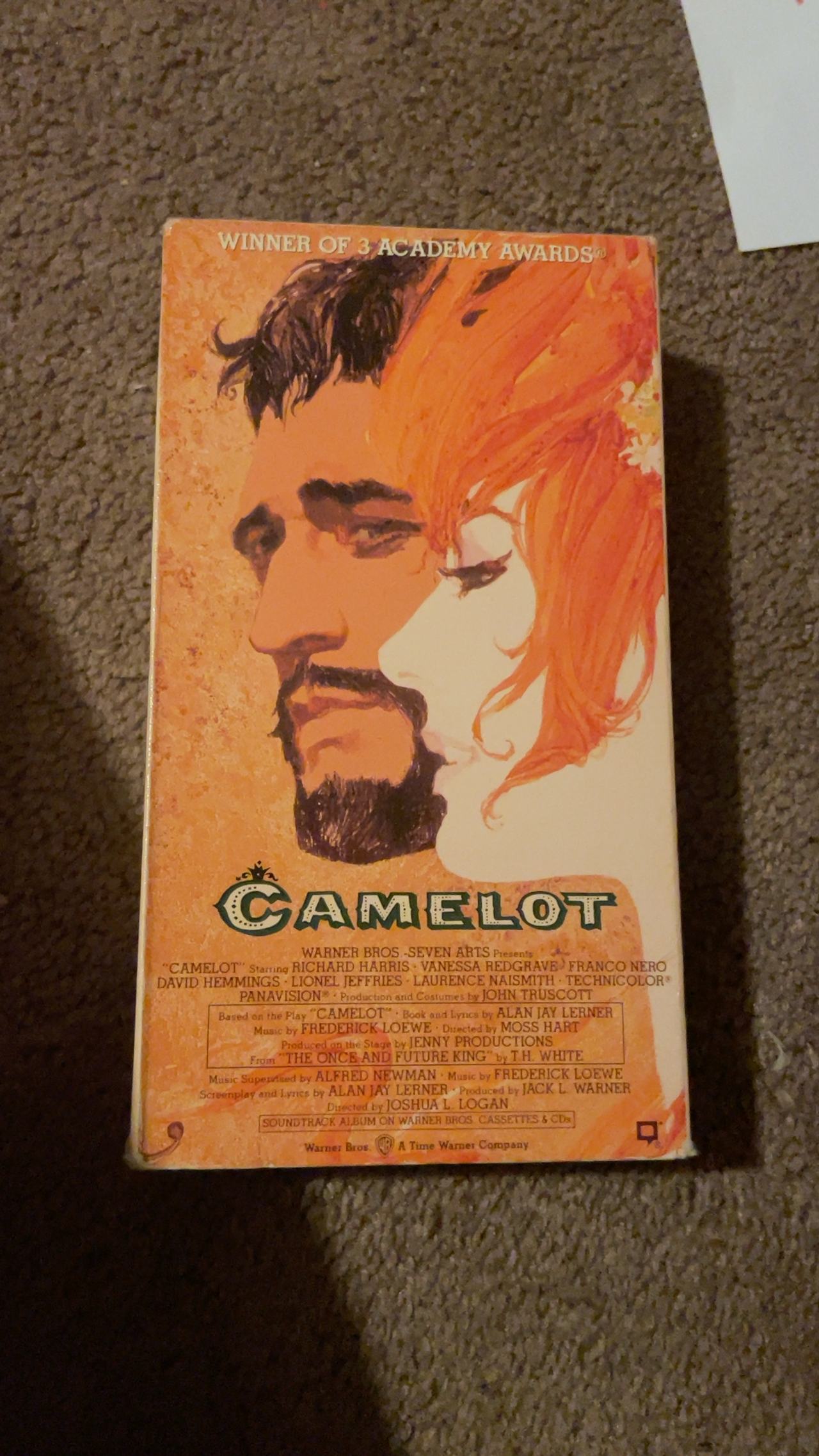 Warner Bros. Camelot VHS 2-Tape Set