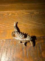 Vintage Gold Tone Roadrunner Brooch Pin - Image 2