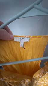 Joie Yellow Printed Silk Tank Top - Image 4