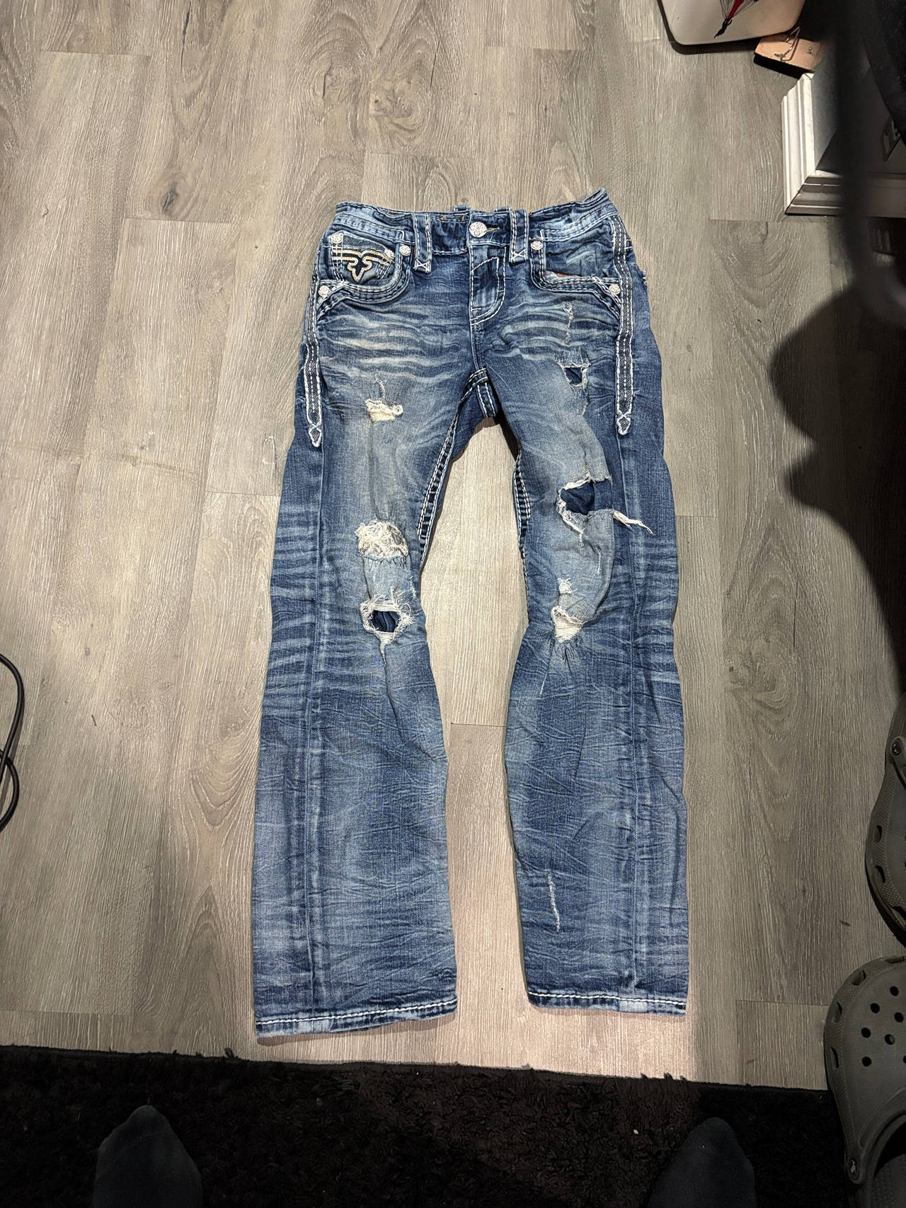 Rock Revival Distressed Jeans