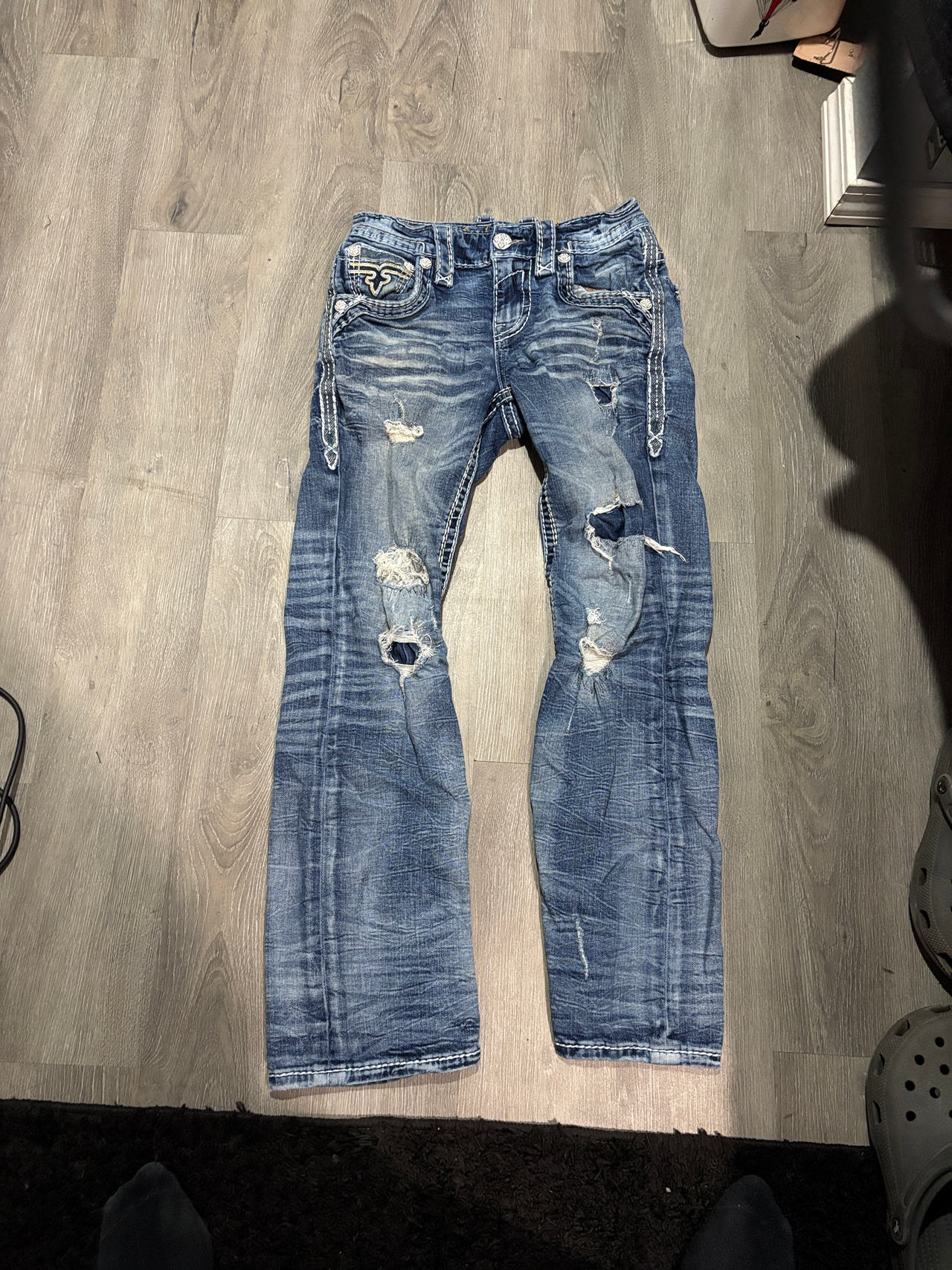 Rock Revival Distressed Jeans