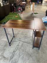 Small Writing Desk with Side Shelves - Image 6