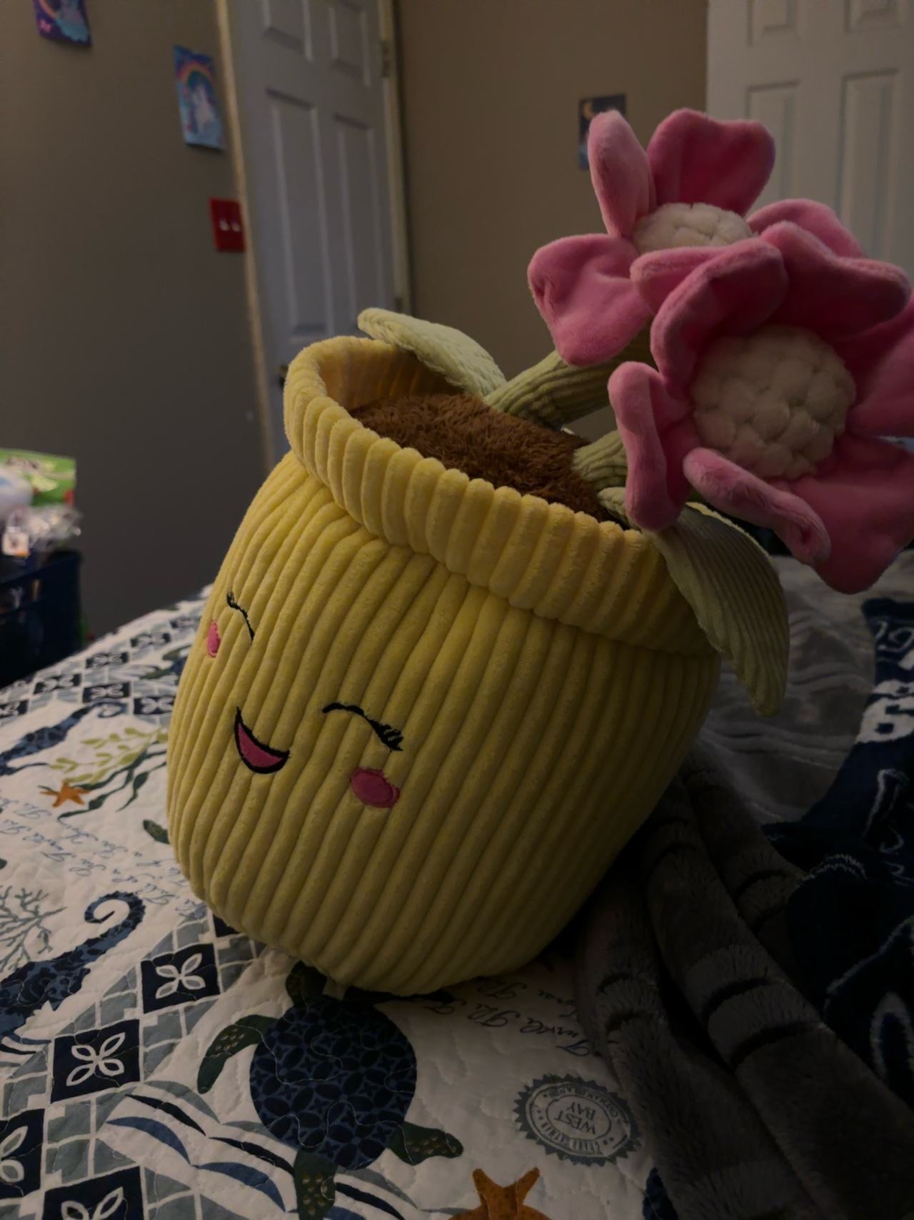 Jellycat Apricot Lamb Potted Sunflower Plush