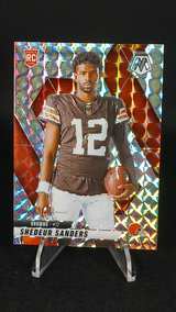 2025 Shedeur Sanders  #290 Mosaic Refractor Cleveland Browns - Image 3