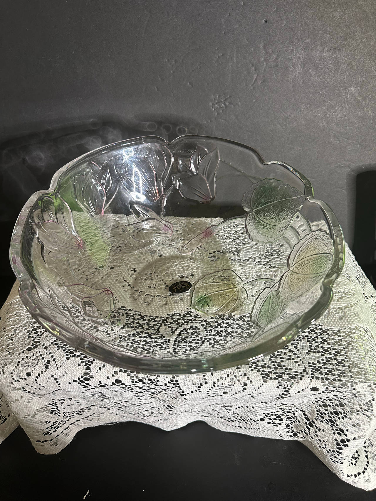 Mikasa Tivoli Tulip Crystal Serving Bowl