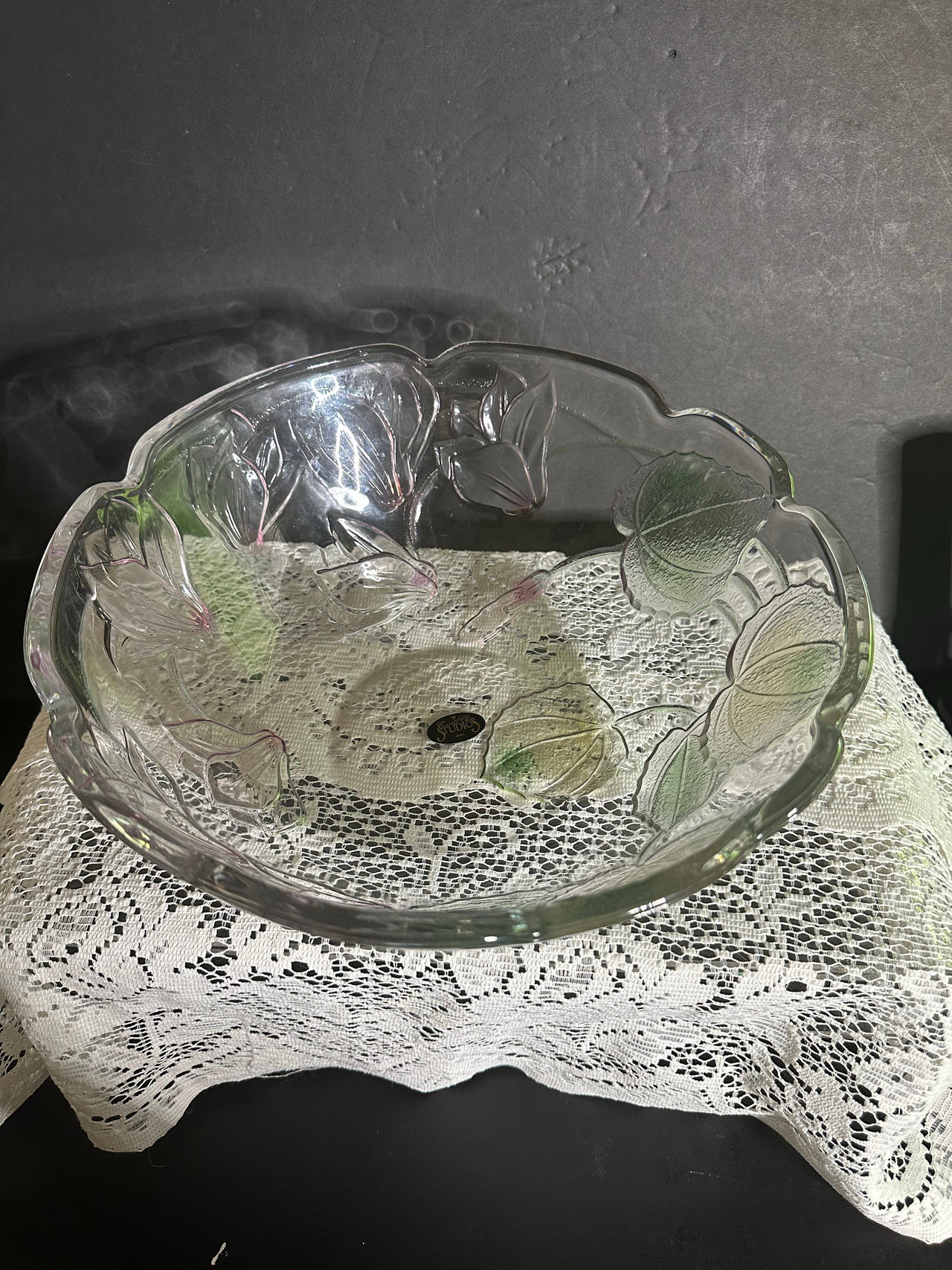 Mikasa Tivoli Tulip Crystal Serving Bowl