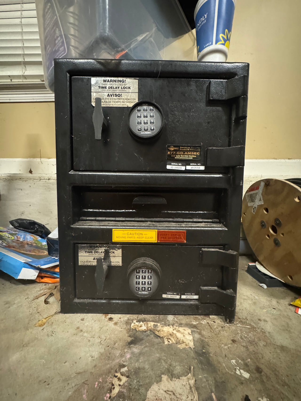 AMSEC DS Series Double Door Depository Safe