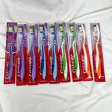 Colgate Wave ZigZag Soft Compact Toothbrush Lot of 9 Promo Purple Blue Green - Image 4