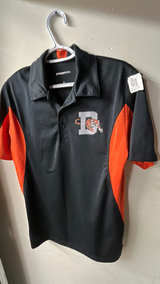 Cincinnati Bengals Men's Short Sleeve Polo /Black size S - Image 3
