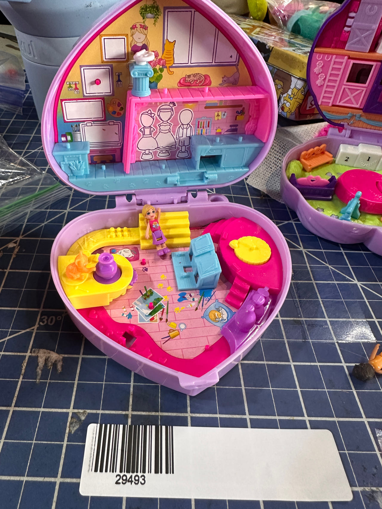 Vintage Polly Pocket Art Studio Compact (1994) 193 29493