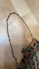 Whiting & Davis Art Deco Enameled Mesh Purse - Image 4