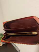 Coach Elle Hobo Bag and Wallet Set in Red Pebbled Leather - Image 5