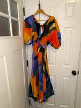 Mara Hoffman Lelia Multicolor Abstract Print Dress Size 2 - Image 2