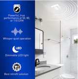 Panasonic WhisperFit DC/LED Bathroom Exhaust Fan - Brand New - Image 5