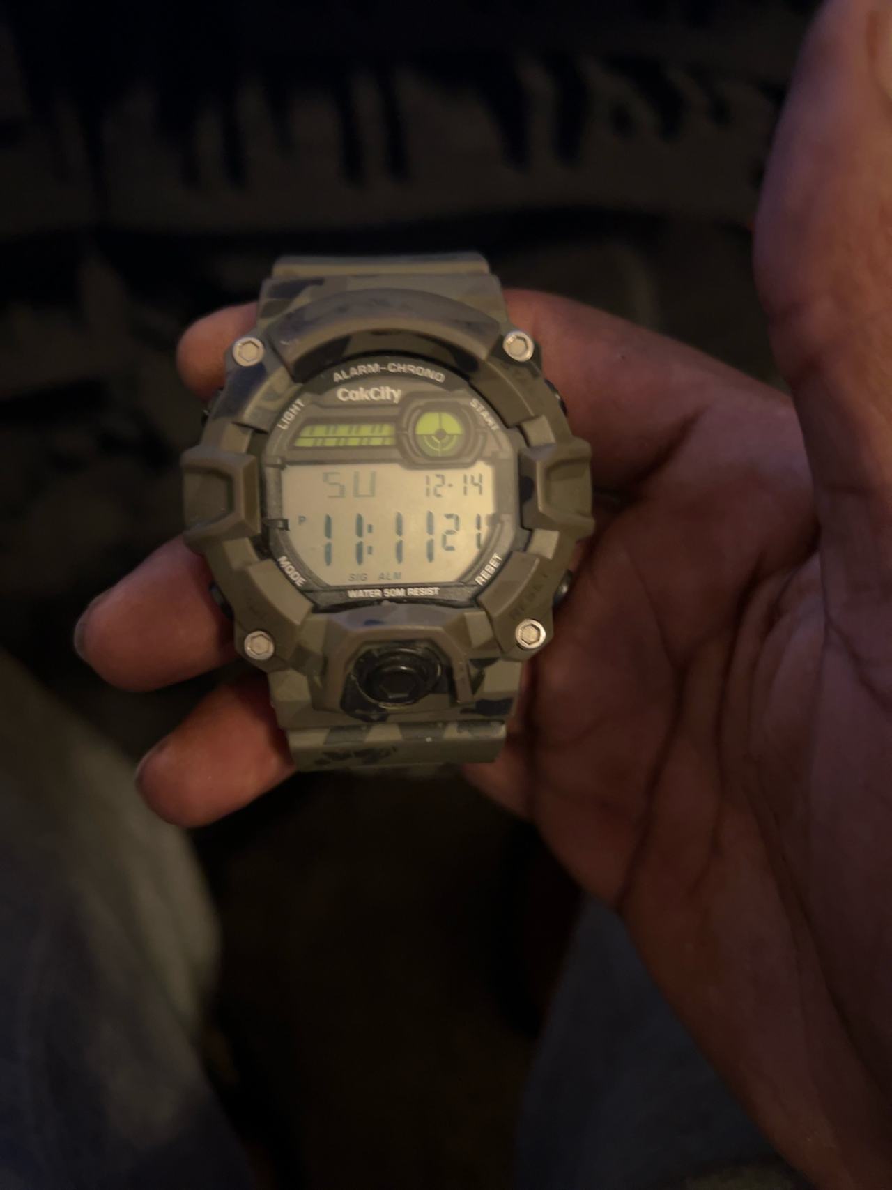 CakCity Boys Camouflage LED Digital Sports Watch