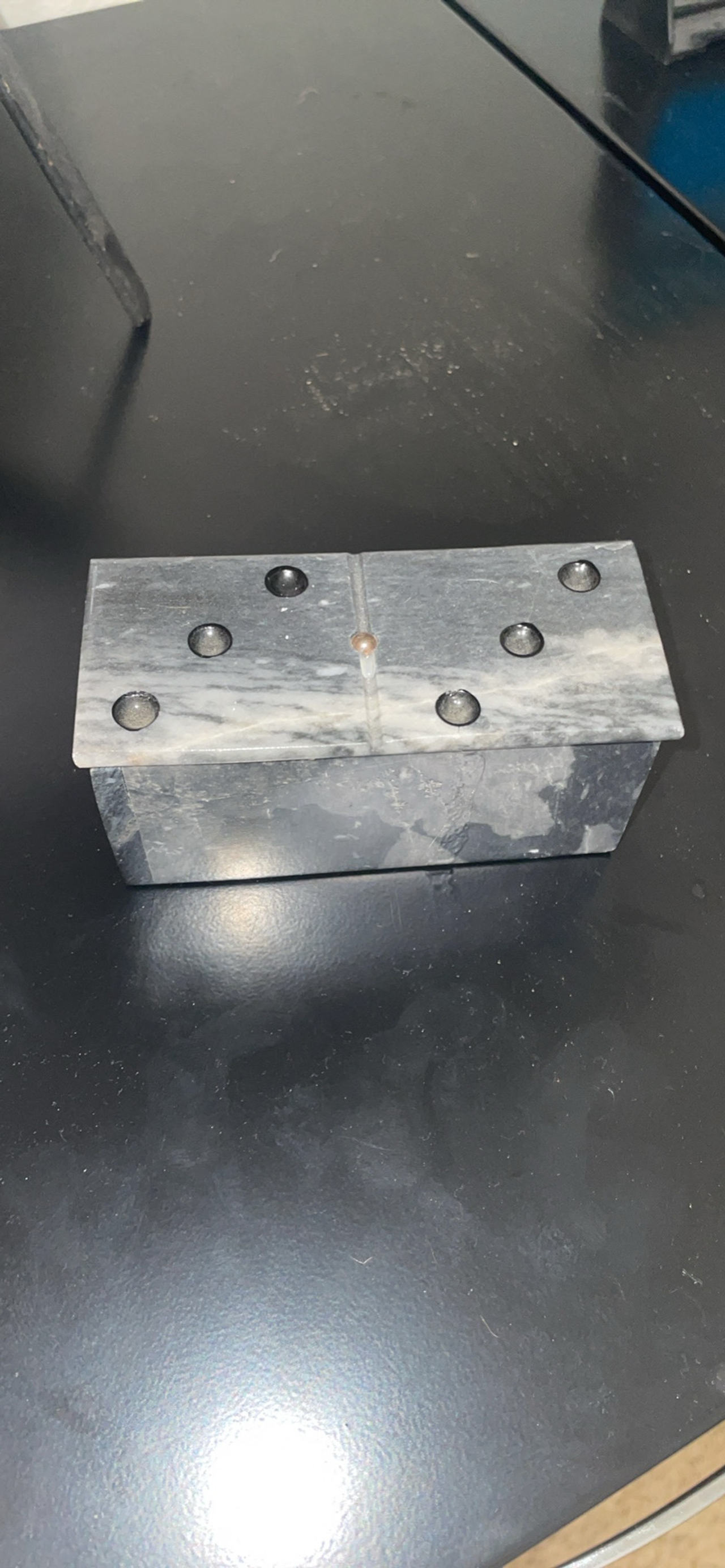 Marble Domino Trinket Box