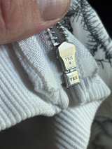 Comme des Garçons x Kaws Graphic-Print Zip-Up Hoodie White Size M - Image 3