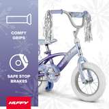 Huffy Disney Frozen 12" Girls' Bike with Training Wheels - Image 5