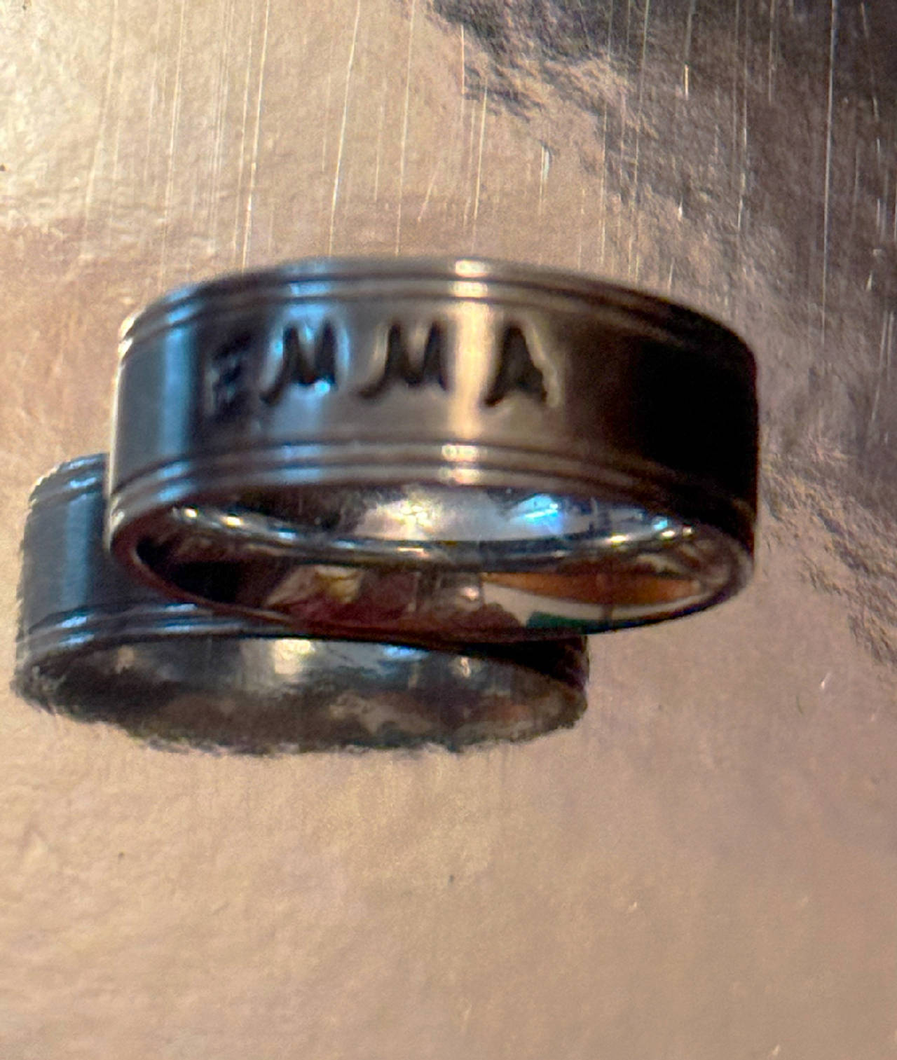 Personalized Engraved Ring “EMMA” size 10-12? 