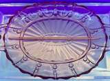 Vintage Anchor Hocking Pink Depression Glass Divided Relish Dish - Image 3