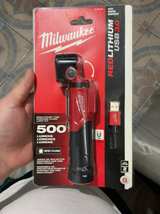 Milwaukee 500 Lumens LED Pivoting REDLITHIUM USB Flashlight - Image 1