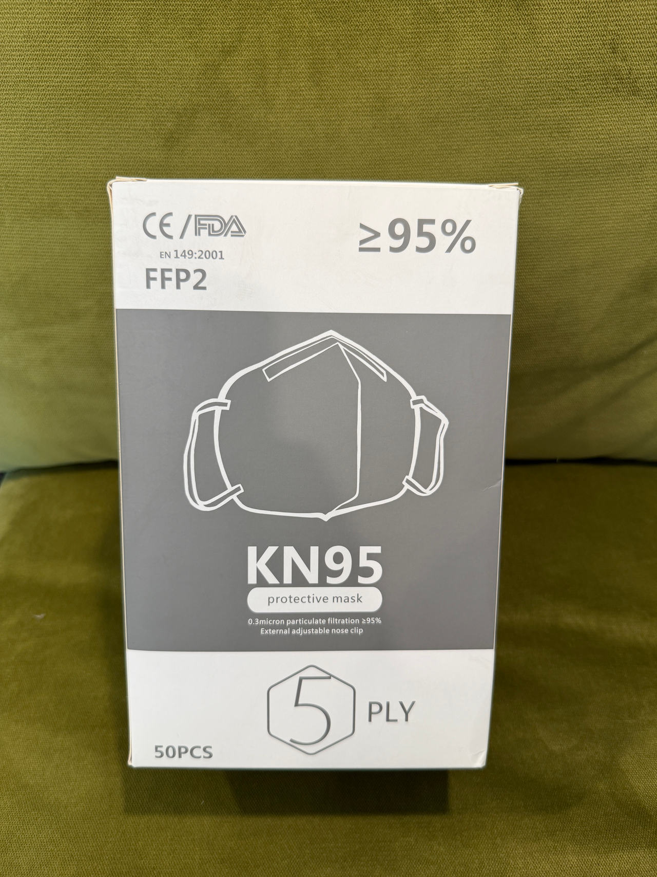 KN95 Protective Mask 50-Pack