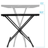 AxcessAbles MTS-01-BUNDLE-1 Double X-Stand with Tray - Image 2